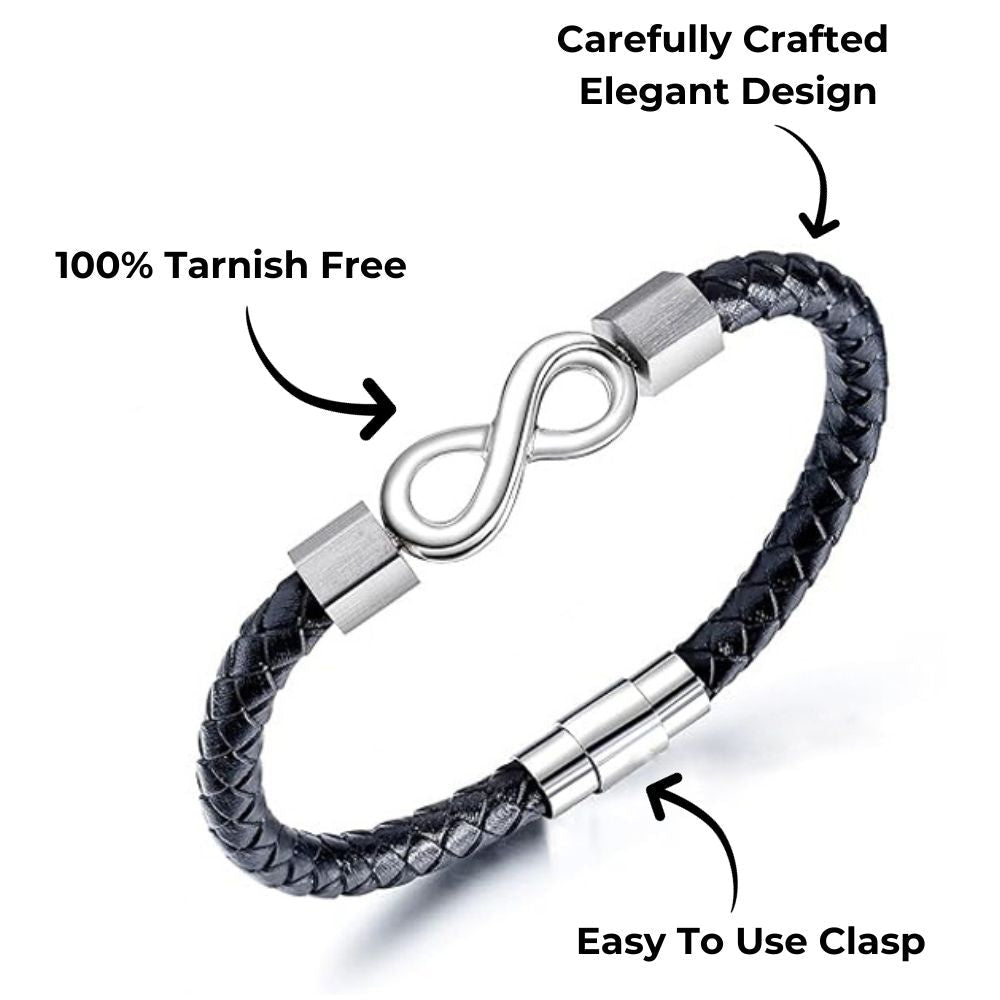 "To My Husband" - Infinity Personalized Bracelet