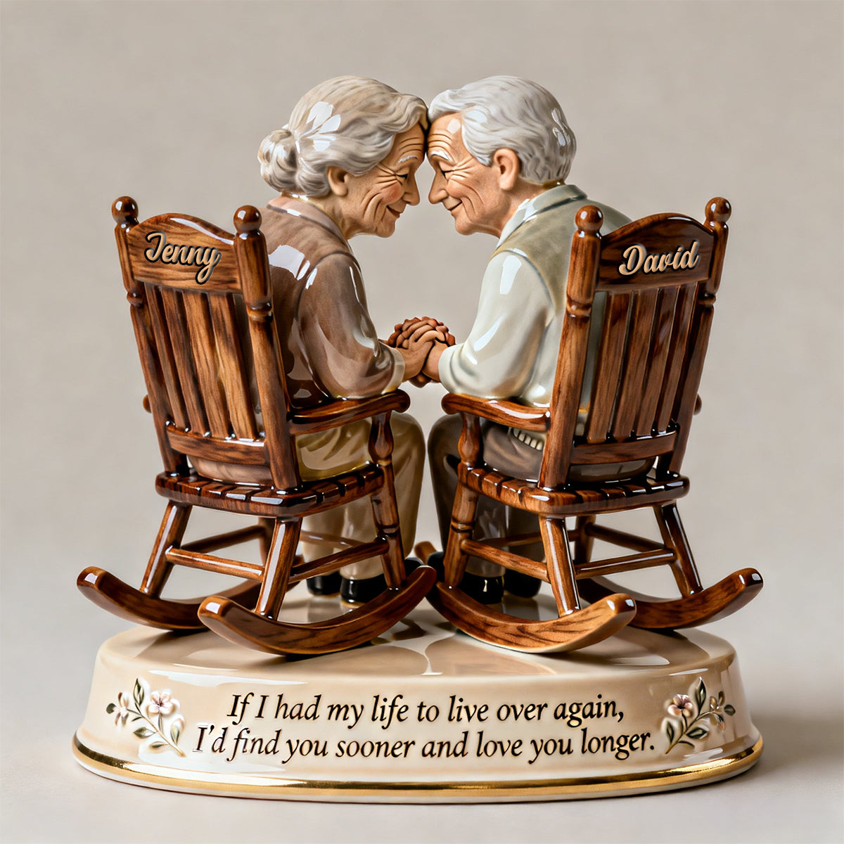 Growing Old Together - Personalized Gifts For Couple Acrylic Plaque
