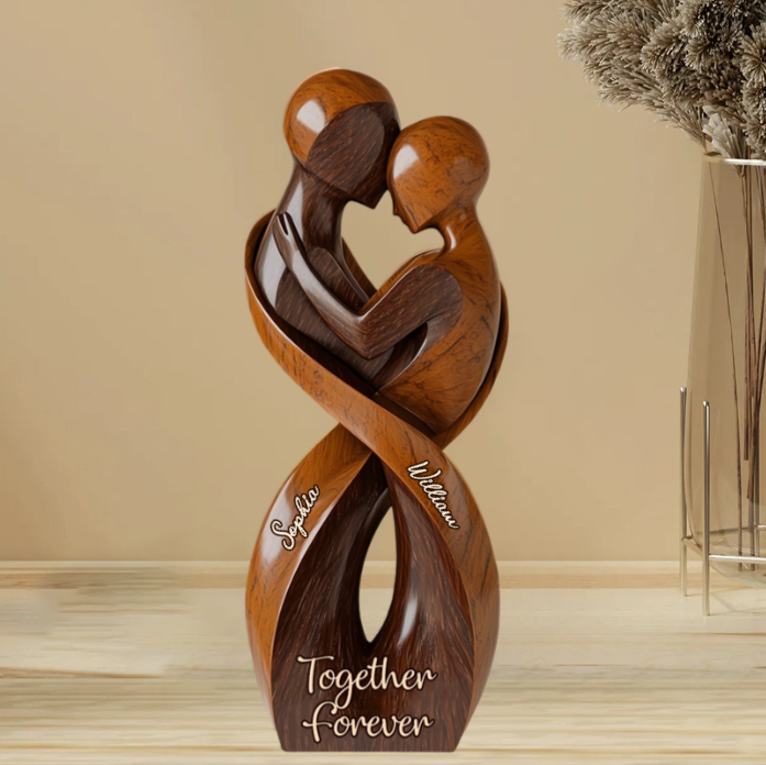 I Love You Forever - Personalized Couple Plaque