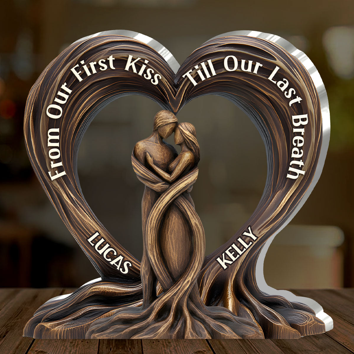 Heart Of The Trees - Personalized Custom Shaped Squared Acrylic Plaque