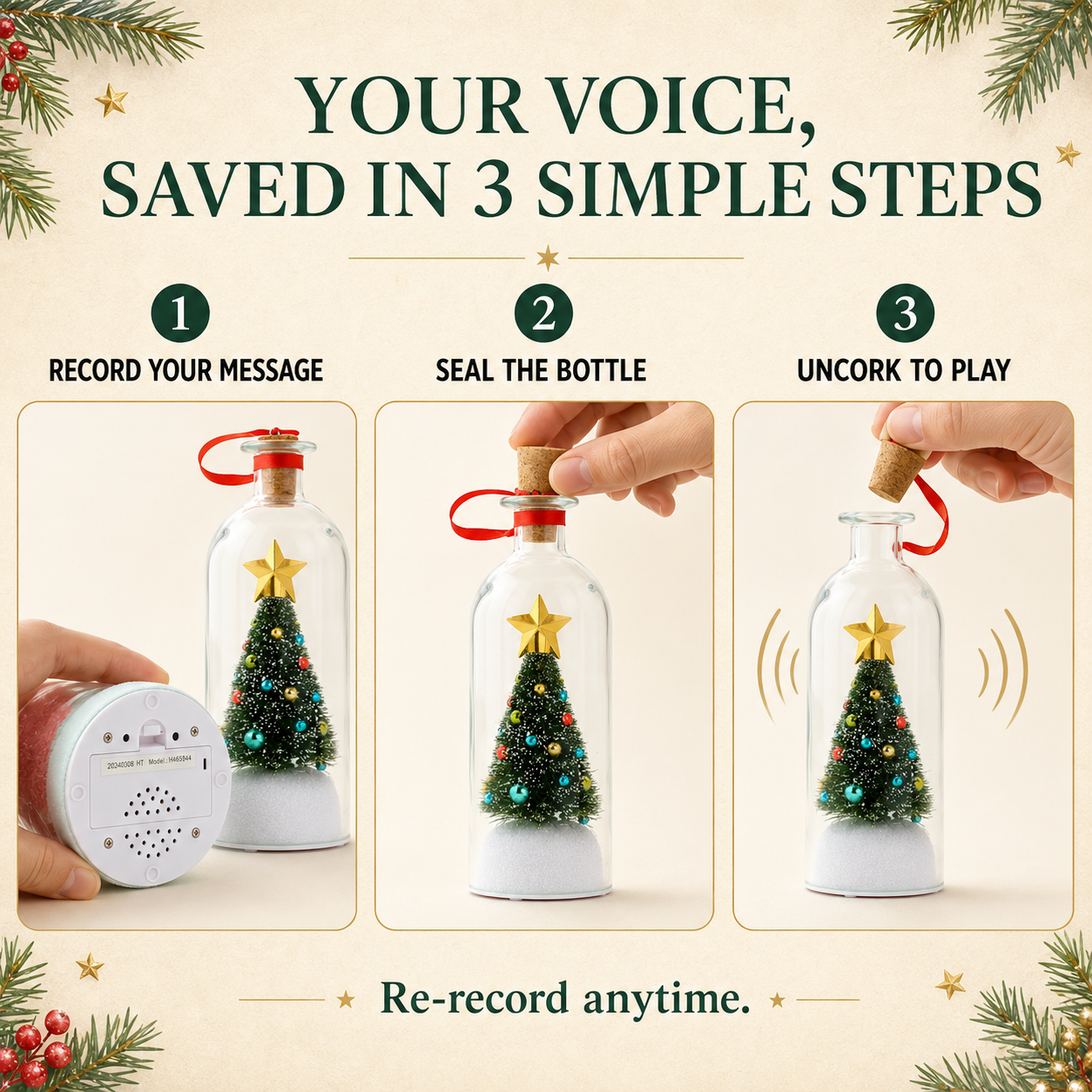 Record-a-Message Christmas Tree