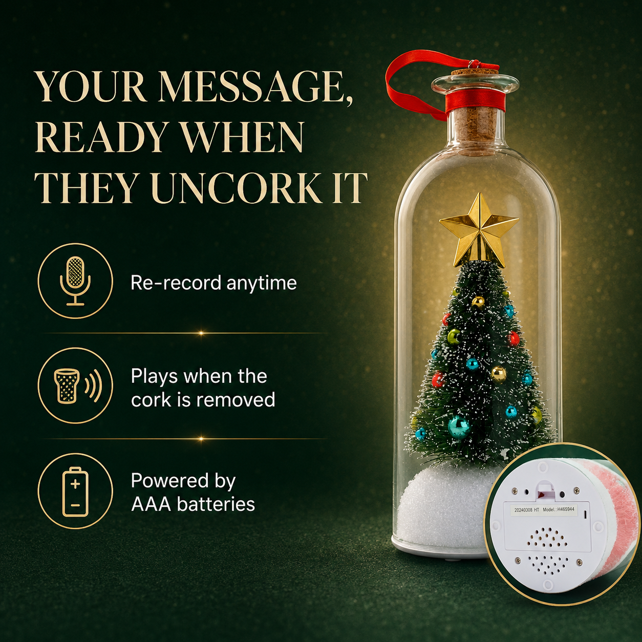 Record-a-Message Christmas Tree