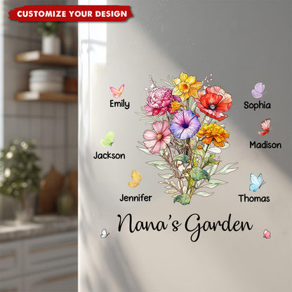 A Garden Made Of Love - Personalized Decal Sticker