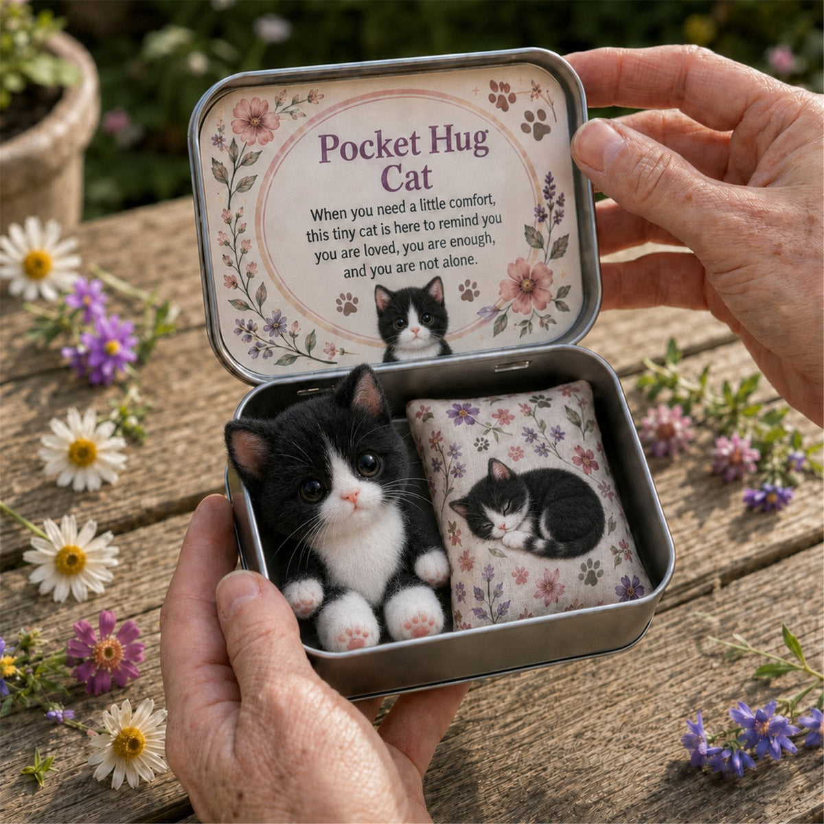 Pocket Hug Plush Keepsake Tin – Mini Comfort Gift (BUY 2 10% OFF)
