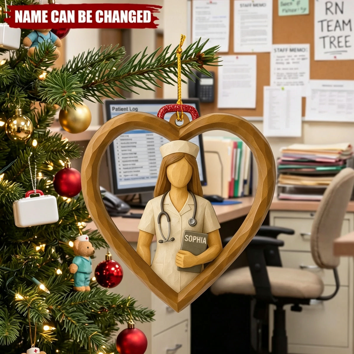 Scrub Life - Personalized Ornament - Gift For Doctor, Nurse