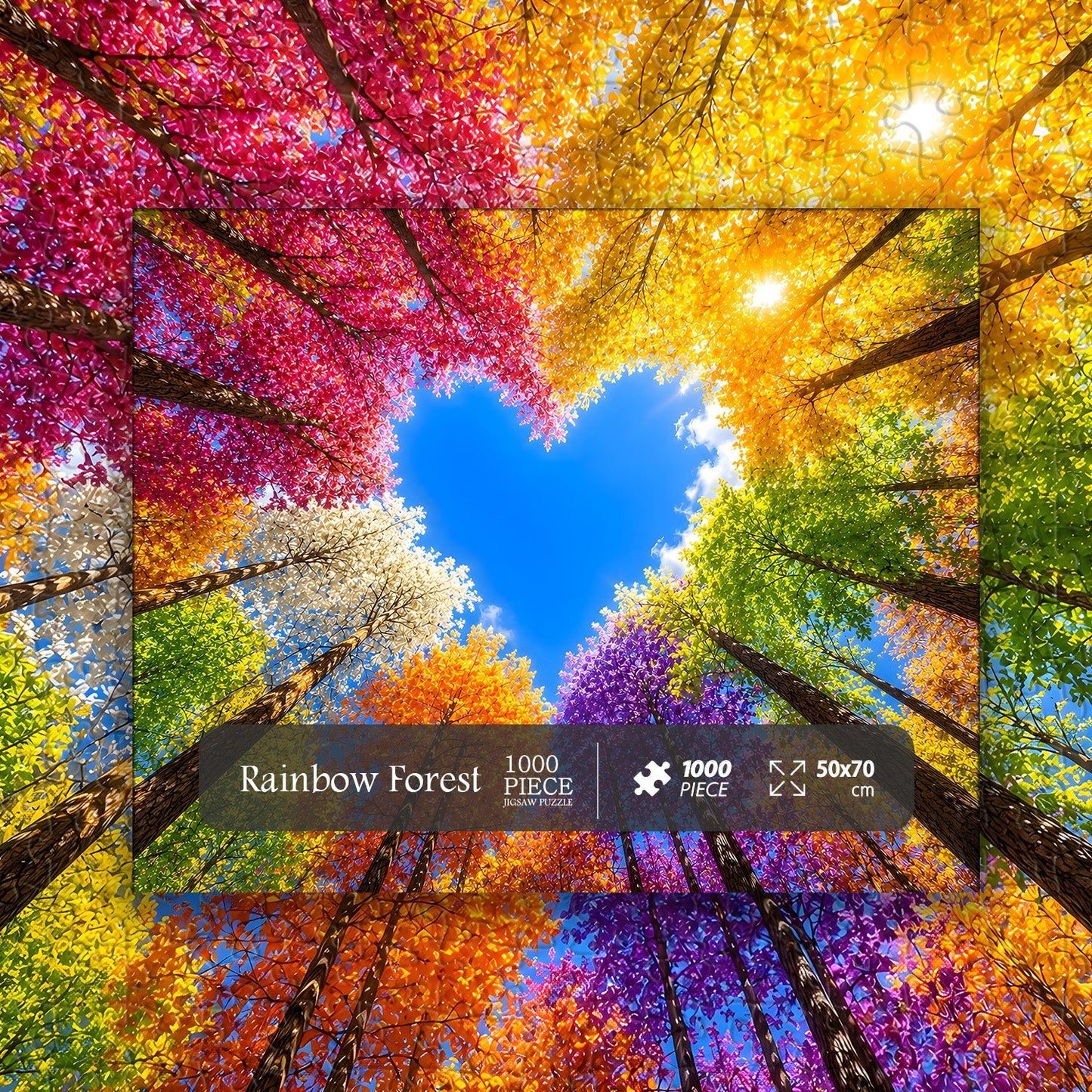 Rainbow Forest Jigsaw Puzzle 1000 Pieces