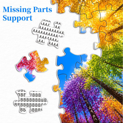 Rainbow Forest Jigsaw Puzzle 1000 Pieces