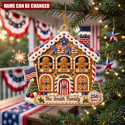 Sweet Memories Built Together - Personalized Acrylic Custom Shape Ornament