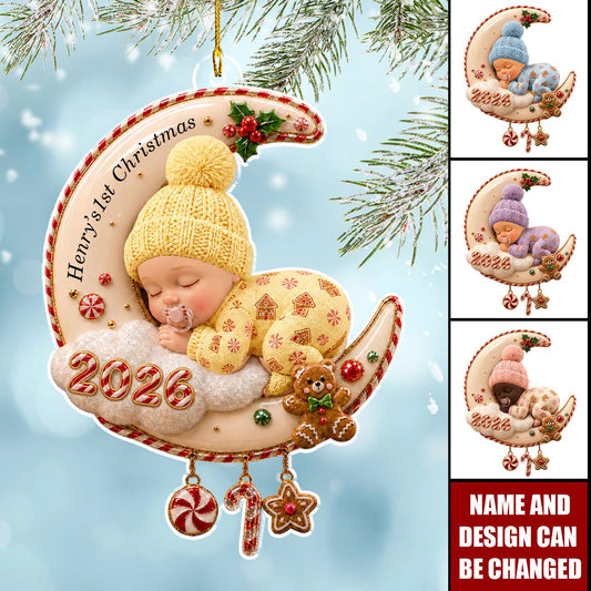 Baby Christmas - Personalized Acrylic Ornament