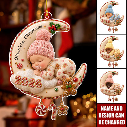 Baby Christmas - Personalized Acrylic Ornament