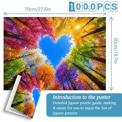 Rainbow Forest Jigsaw Puzzle 1000 Pieces