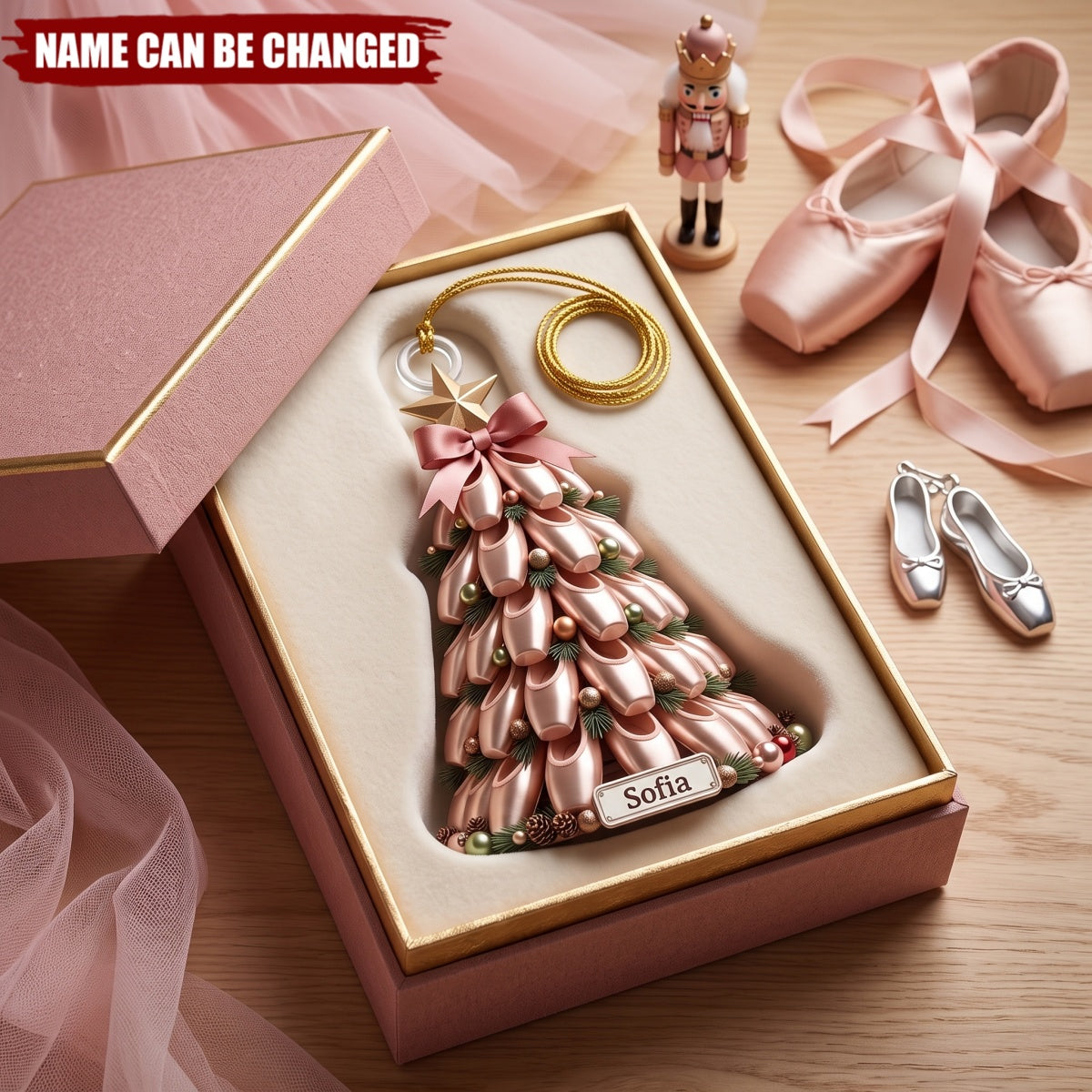 Ballet Grace – Personalized Acrylic Custom Shape Ornament
