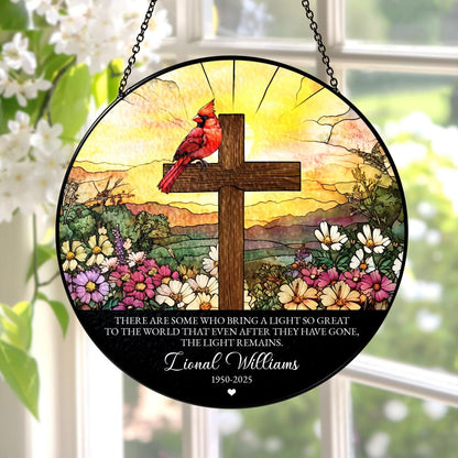 Custom Memorial Suncatcher, Sympathy Gift, Loss Of Mom Dad