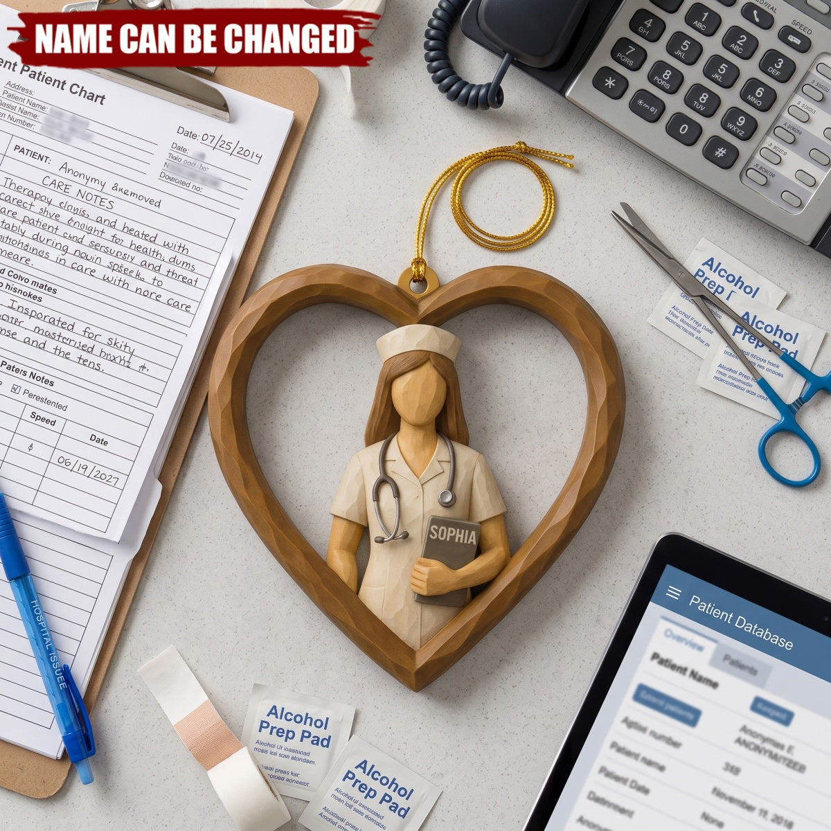 Scrub Life - Personalized Ornament - Gift For Doctor, Nurse