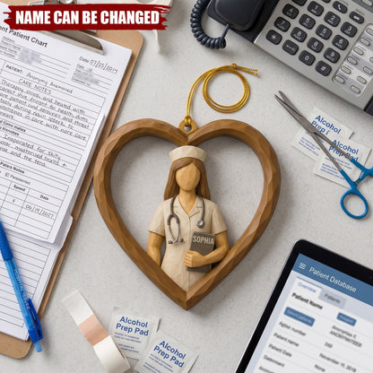 Scrub Life - Personalized Ornament - Gift For Doctor, Nurse