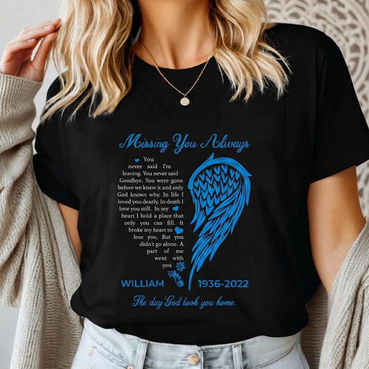 Missing You Always - Personalized Memorial T-Shirt