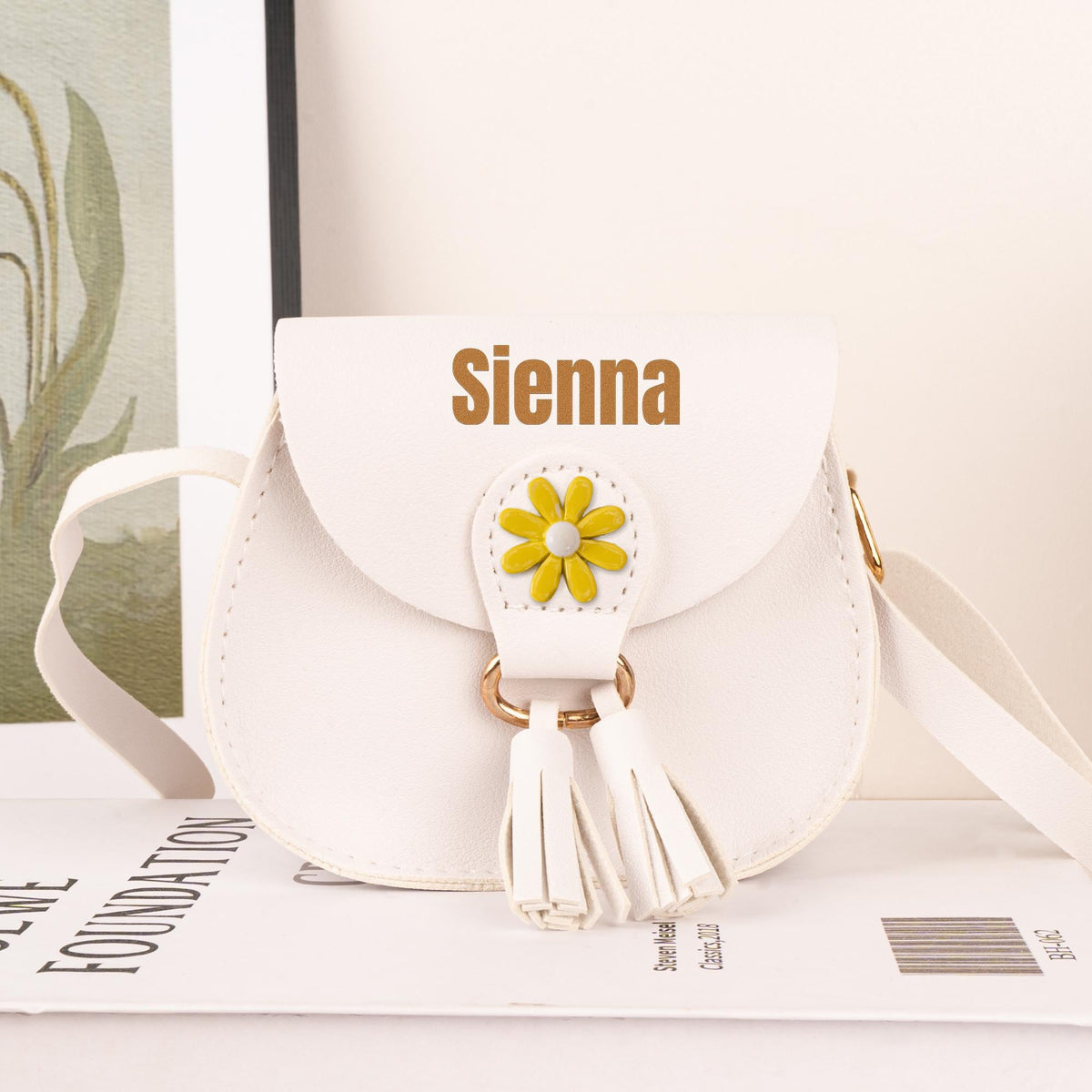 Personalized Kid Flower Crossbody Bag