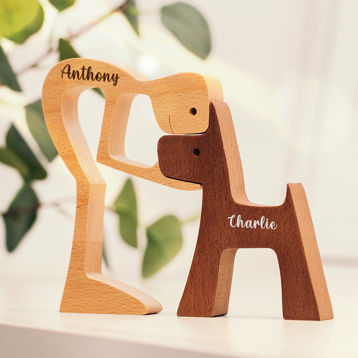 Personalized Custom Wooden Pet Carvings - Gift For Pet Lovers