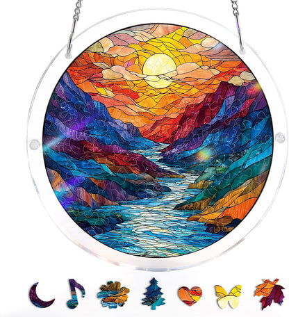 Acrylic Jigsaw Puzzle Suncatcher - Holy Light of Jesus Light💖
