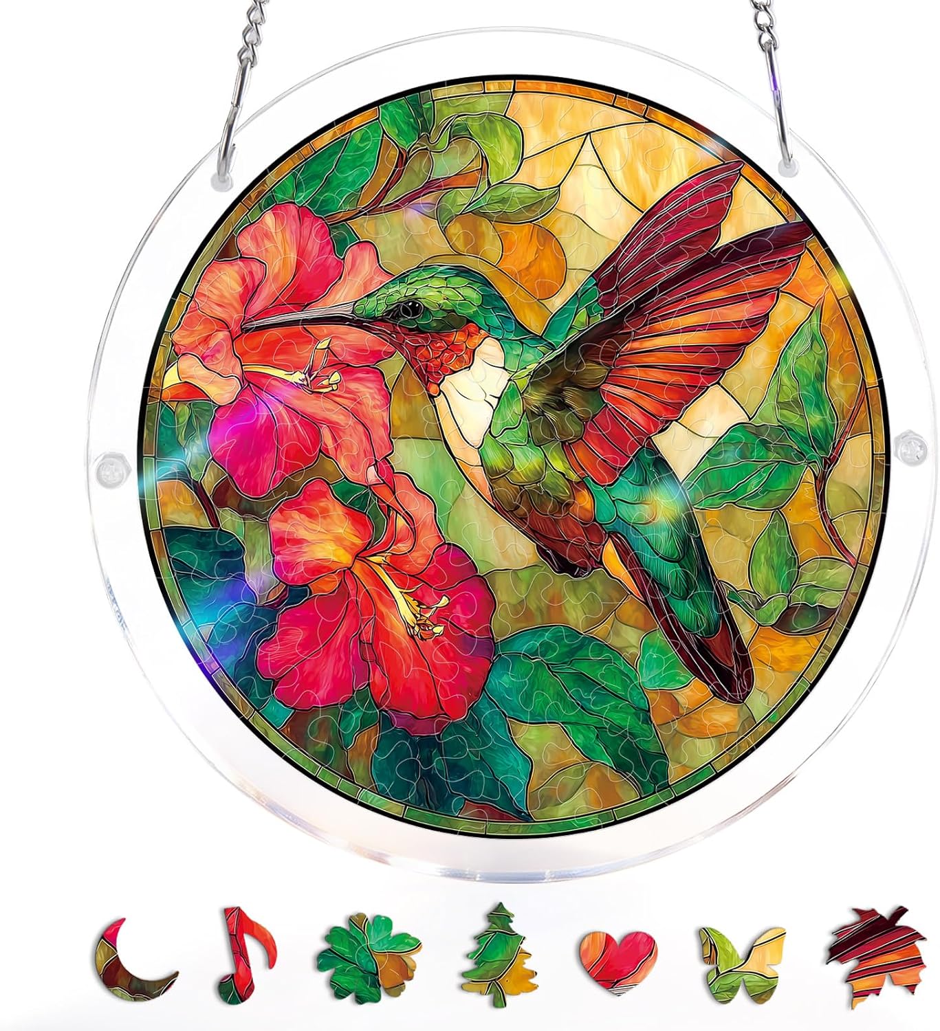 Acrylic Jigsaw Puzzle Suncatcher - Holy Light of Jesus Light💖
