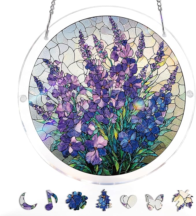 Acrylic Jigsaw Puzzle Suncatcher - Holy Light of Jesus Light💖