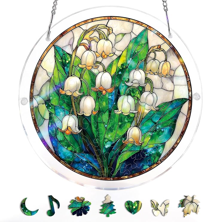 Acrylic Jigsaw Puzzle Suncatcher - Holy Light of Jesus Light💖