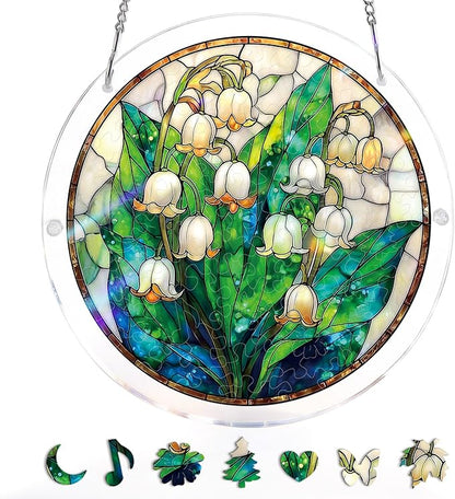 Acrylic Jigsaw Puzzle Suncatcher - Holy Light of Jesus Light💖