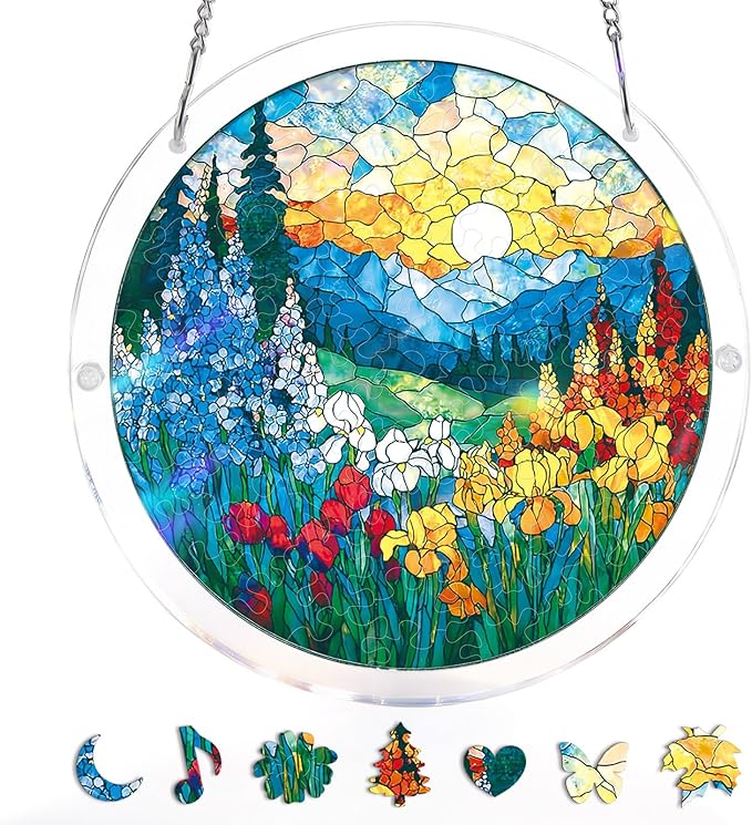 Acrylic Jigsaw Puzzle Suncatcher - Holy Light of Jesus Light💖