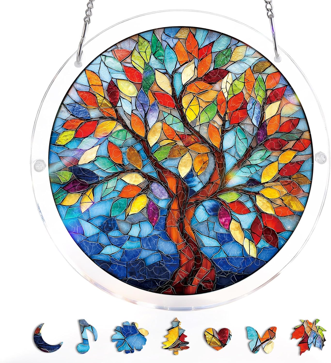 Acrylic Jigsaw Puzzle Suncatcher - Holy Light of Jesus Light💖