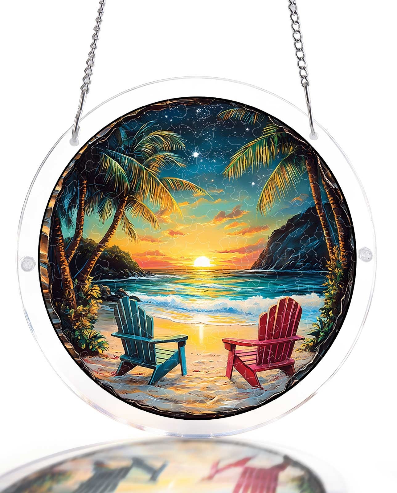 Acrylic Jigsaw Puzzle Suncatcher - Holy Light of Jesus Light💖