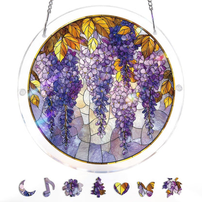 Acrylic Jigsaw Puzzle Suncatcher - Holy Light of Jesus Light💖