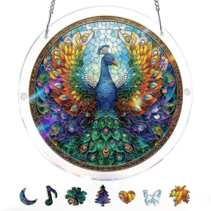 Acrylic Jigsaw Puzzle Suncatcher - Holy Light of Jesus Light💖