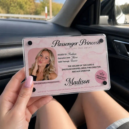 Personalized Passenger Princess Card– Forever Valid VIP Card