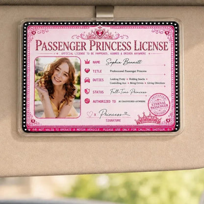 Personalized Passenger Princess Card– Forever Valid VIP Card