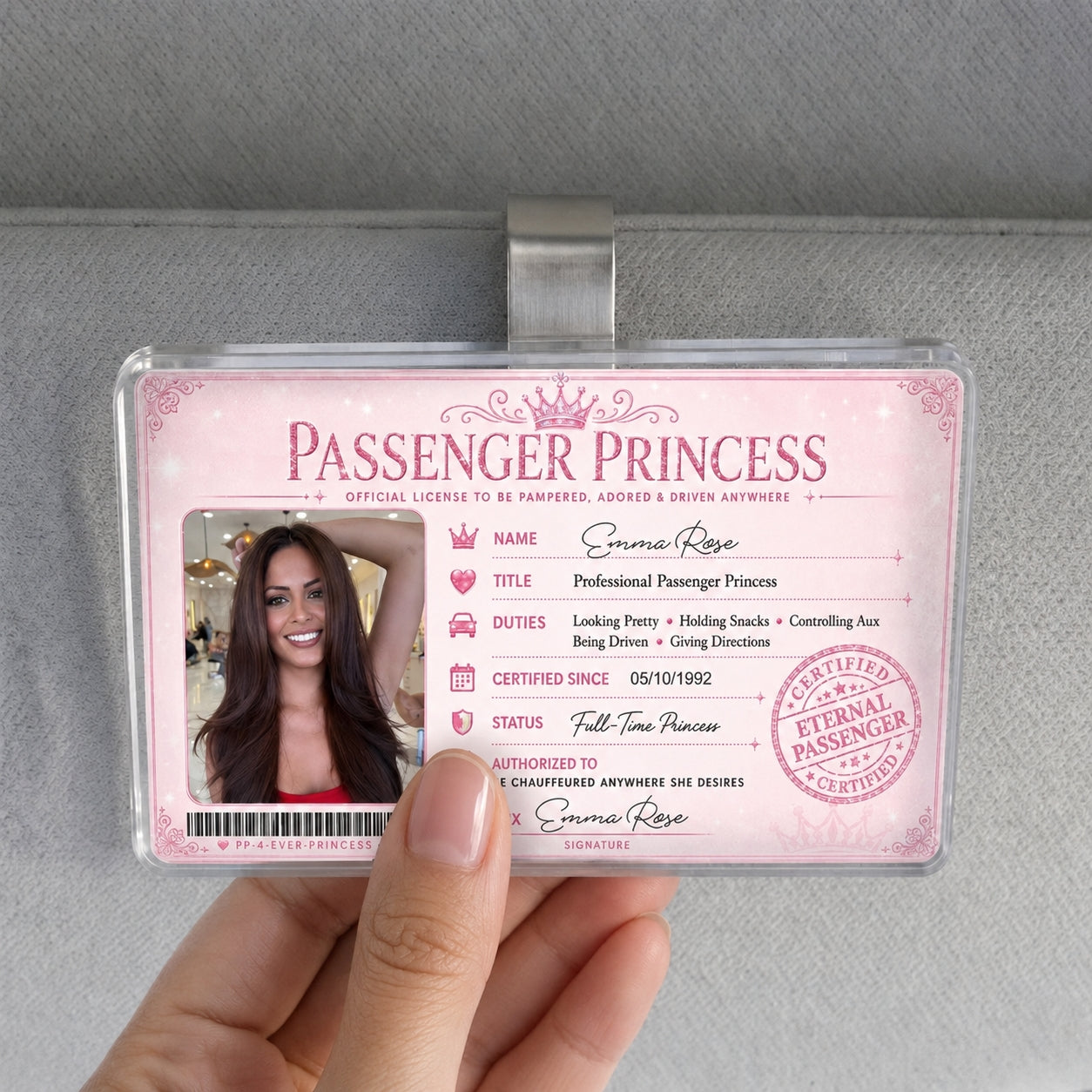 Personalized Passenger Princess Card– Forever Valid VIP Card