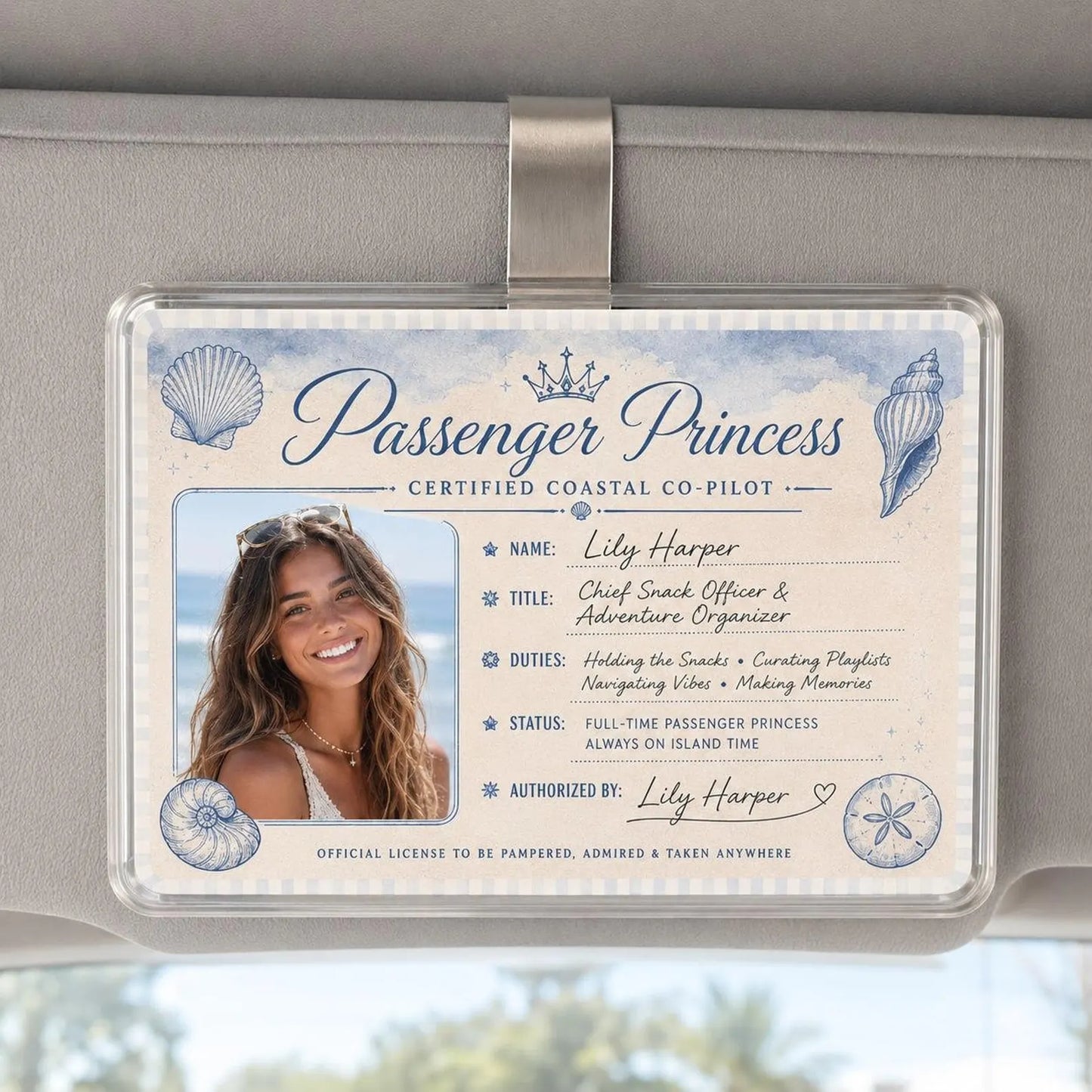 Personalized Passenger Princess Card– Forever Valid VIP Card