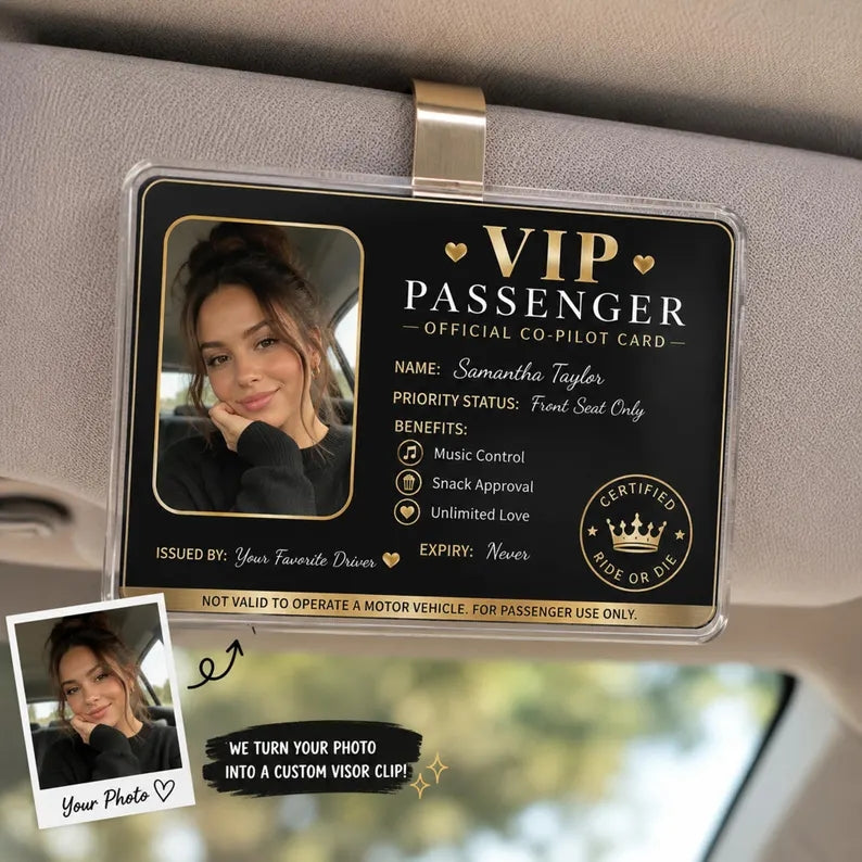 Personalized Passenger Princess Card– Forever Valid VIP Card