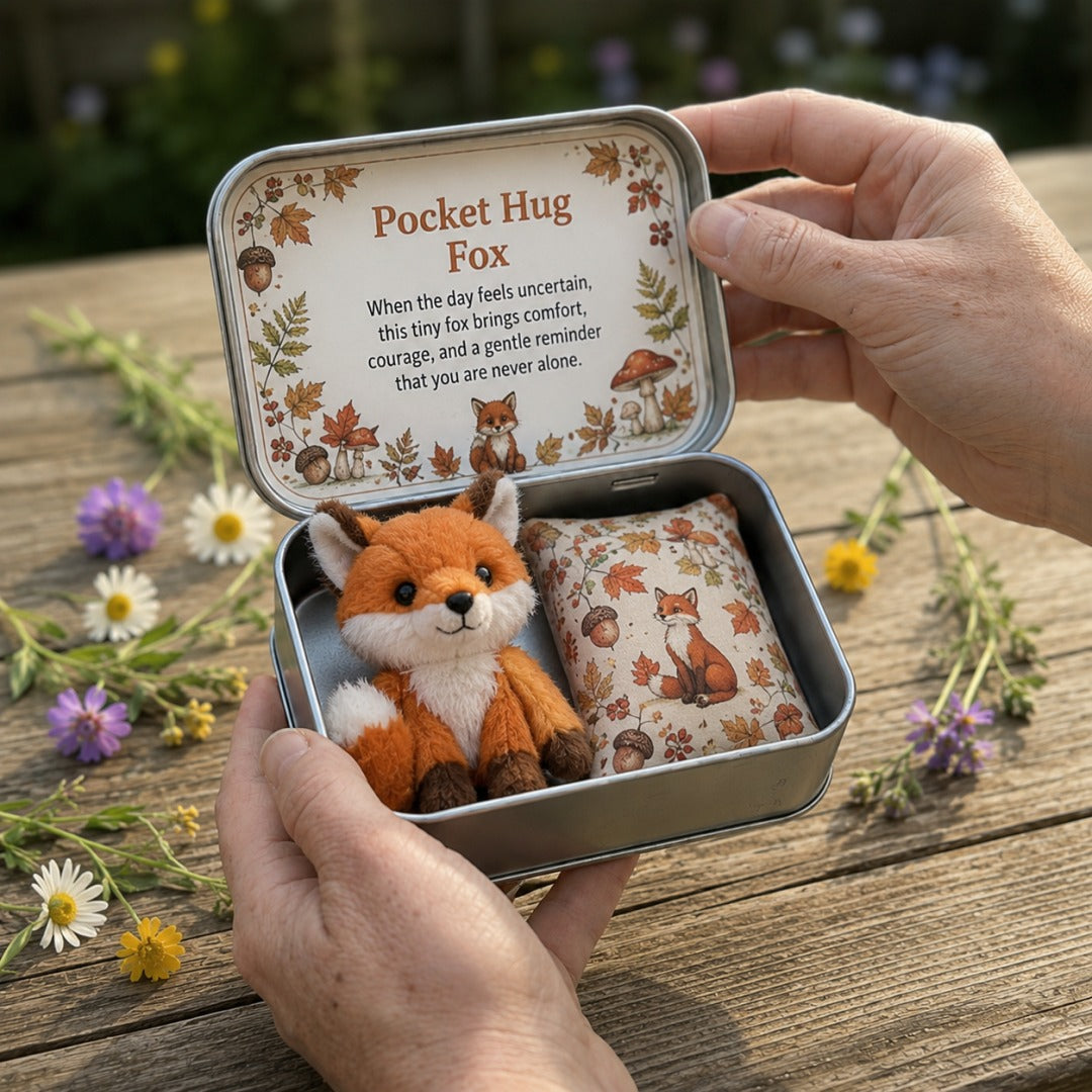 Pocket Hug Plush Keepsake Tin – Mini Comfort Gift (BUY 2 10% OFF)