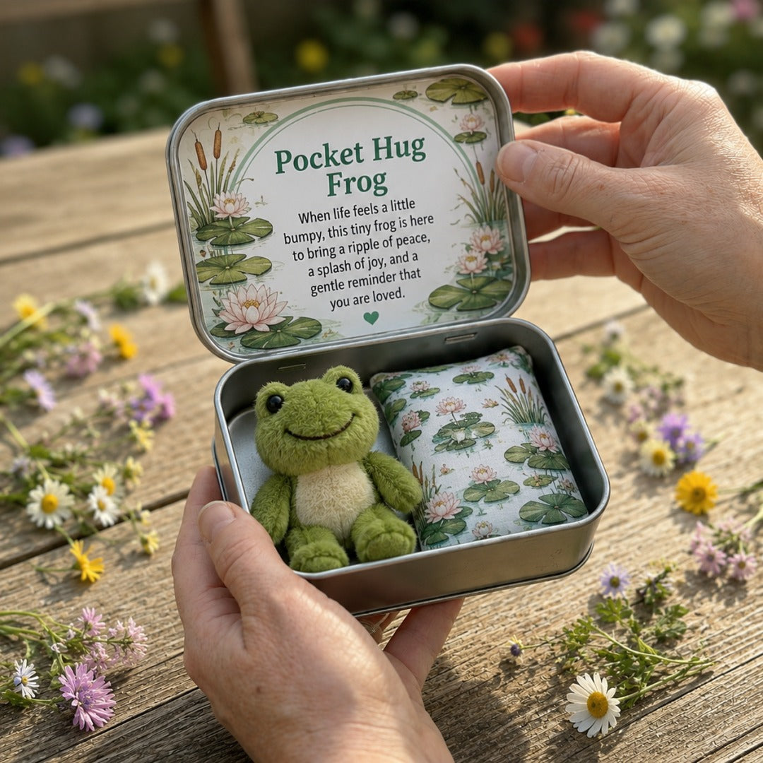 Pocket Hug Plush Keepsake Tin – Mini Comfort Gift (BUY 2 10% OFF)