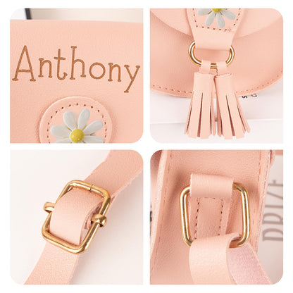 Personalized Kid Flower Crossbody Bag