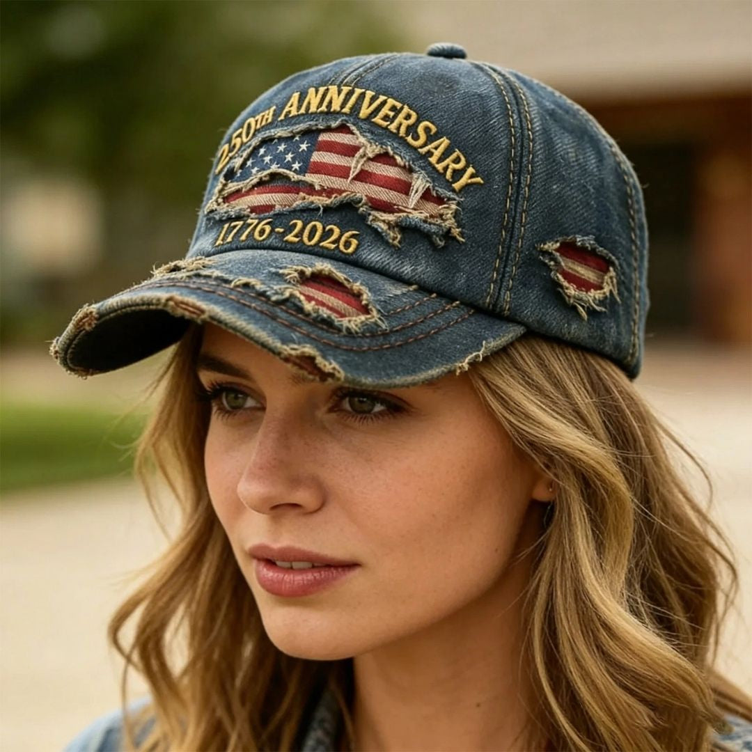 USA 250th Anniversary Eagle Hat – Patriotic Baseball Cap