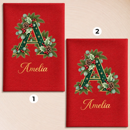 Custom Cotton Napkin - Personalized Christmas Birthday Gifts For Mom, Dad, Brother, Sister - Home Feels Better Together