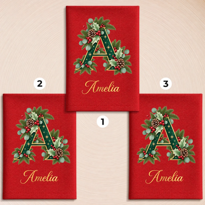 Custom Cotton Napkin - Personalized Christmas Birthday Gifts For Mom, Dad, Brother, Sister - Home Feels Better Together