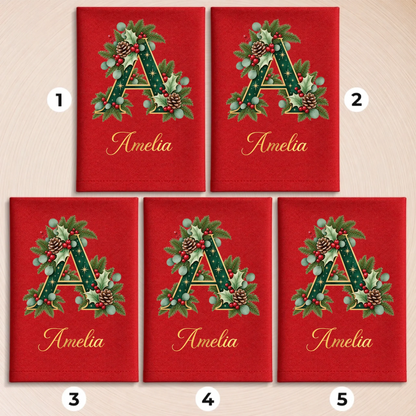 Custom Cotton Napkin - Personalized Christmas Birthday Gifts For Mom, Dad, Brother, Sister - Home Feels Better Together