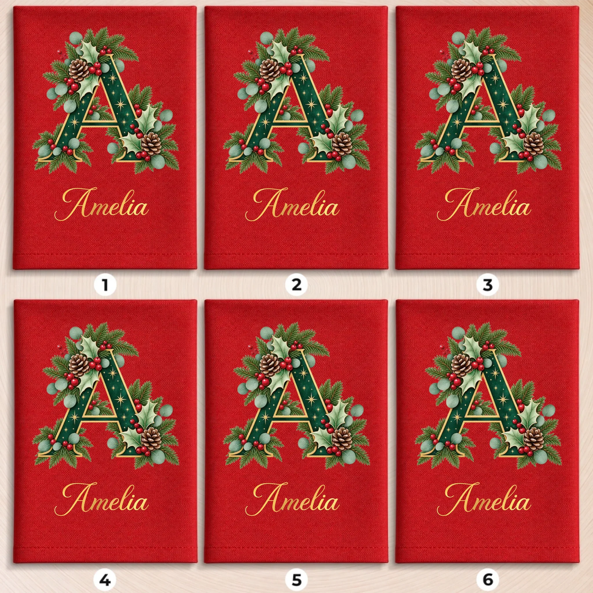 Custom Cotton Napkin - Personalized Christmas Birthday Gifts For Mom, Dad, Brother, Sister - Home Feels Better Together
