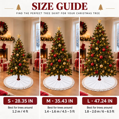 Personalized Tree Skirt - Christmas Gift For Family - Cozy Christmas, Family Style