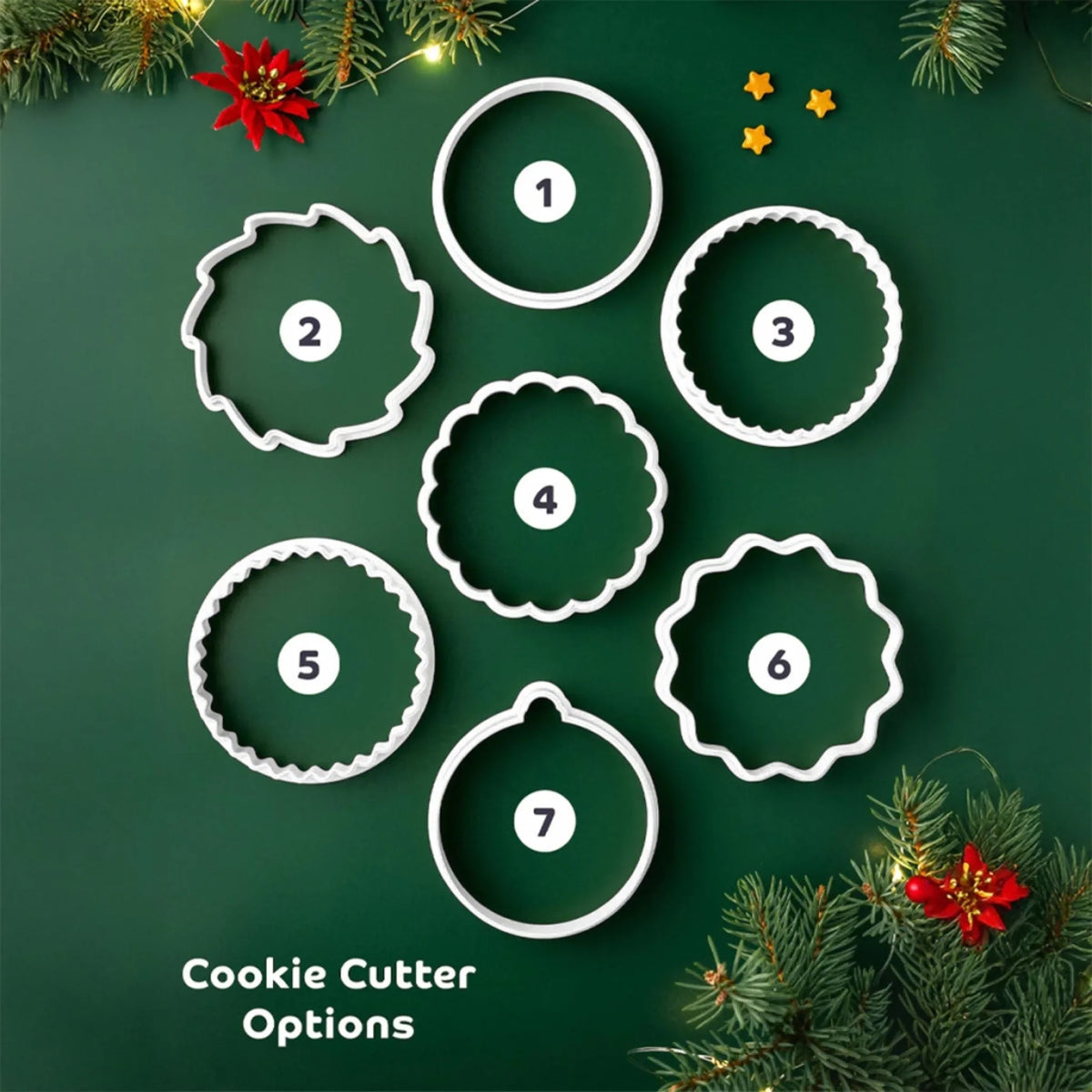 Custom Cookie Embosser Stamp - Personalized Family Name Christmas Gift - Bake The Family Name Into Every Cookie