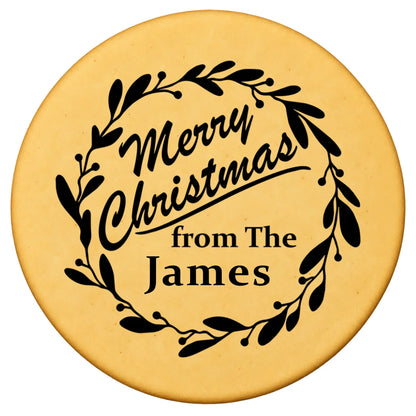 Custom Cookie Embosser Stamp - Personalized Family Name Christmas Gift - Bake The Family Name Into Every Cookie