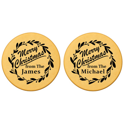 Custom Cookie Embosser Stamp - Personalized Family Name Christmas Gift - Bake The Family Name Into Every Cookie