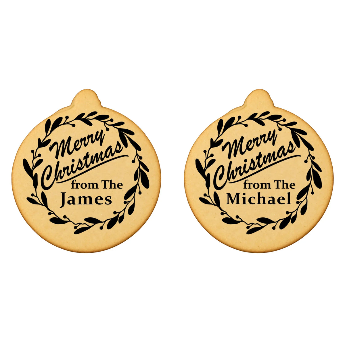 Custom Cookie Embosser Stamp - Personalized Family Name Christmas Gift - Bake The Family Name Into Every Cookie